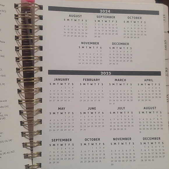 MOLLY & REX French bulldog frenchie monthly weekly daily planner book w stickers - Picture 7 of 9